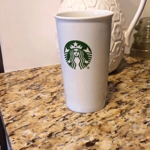 Starbucks 10oz Ceramic Travel Mug. No Lid